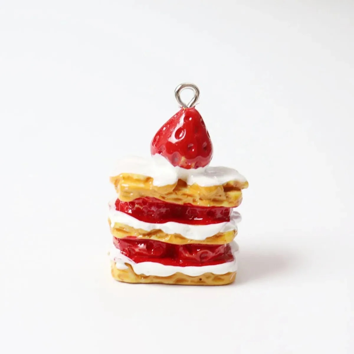 Resin Art Gift Ideas - 10 stuks mini gesimuleerde aardbeientaart hars
