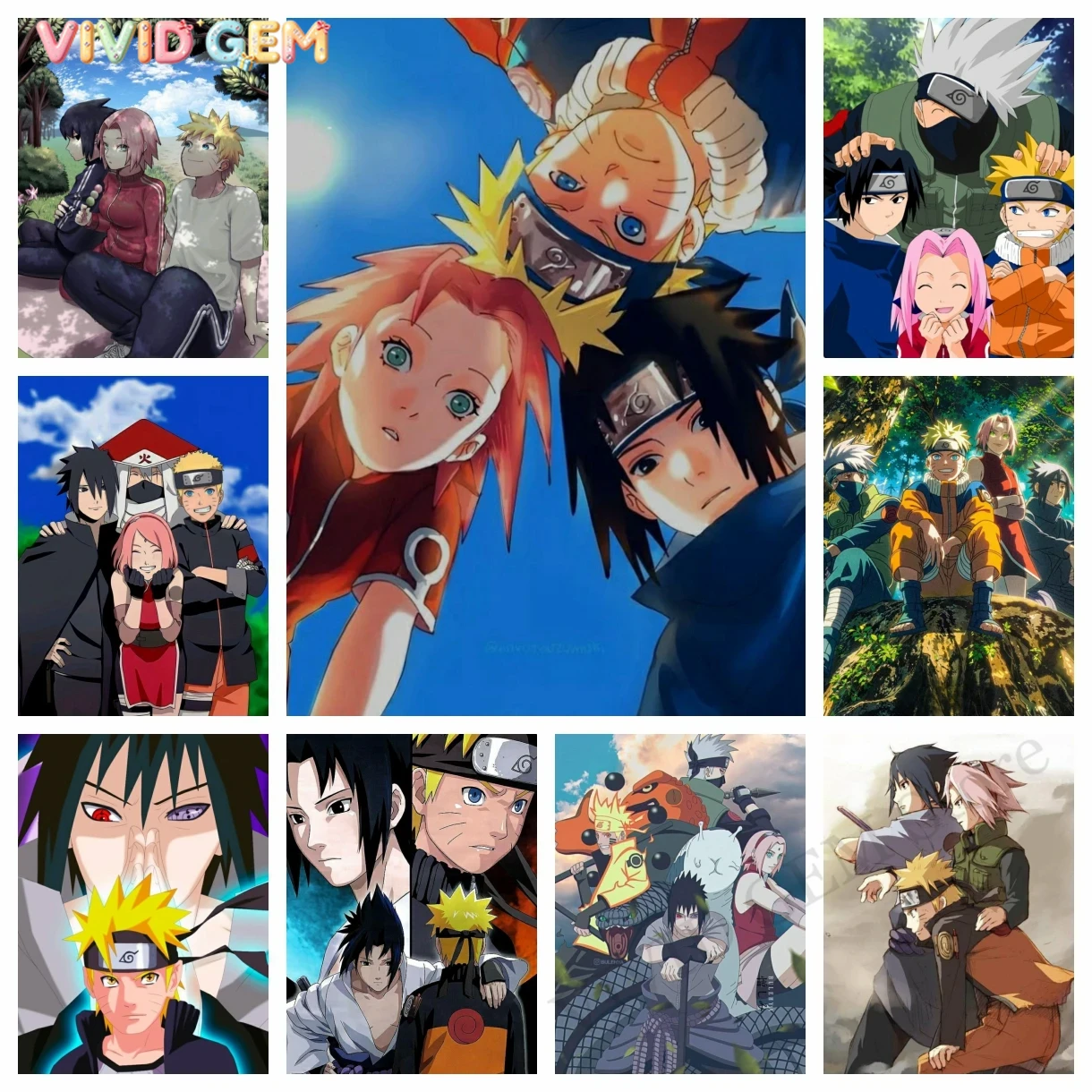 Resin Art Class - VIVID GEM Naruto Shippuden Klasse Zeven