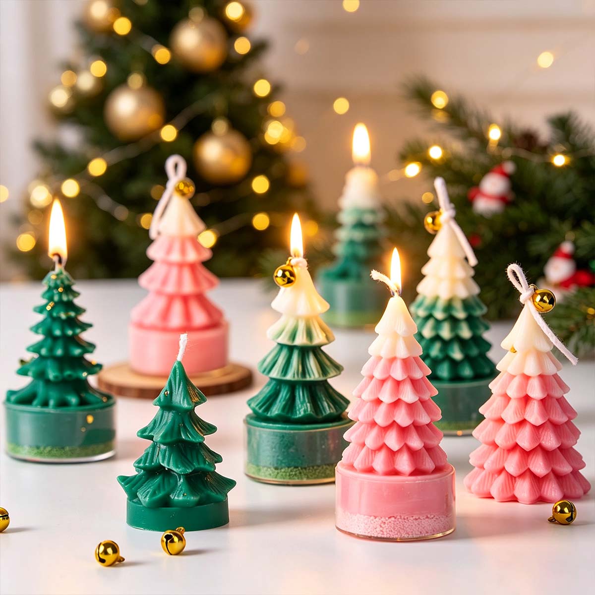 Xmas Resin Art - 3D Kerstboom Siliconen Kaars Schimmel DIY