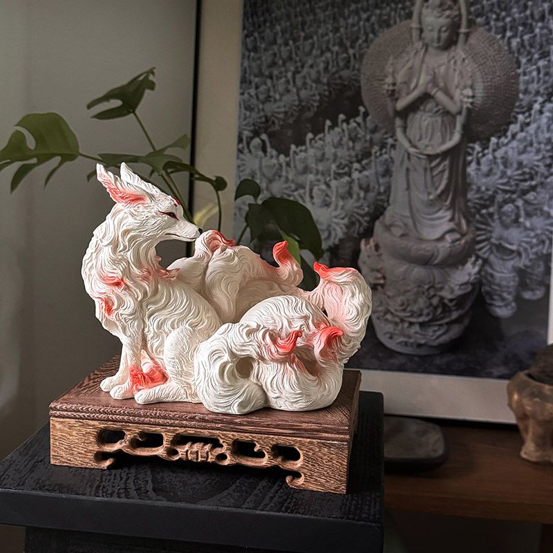 Negenstaartige vos ornamenten, - Resin Art For Anniversary Gift recensie en prijs