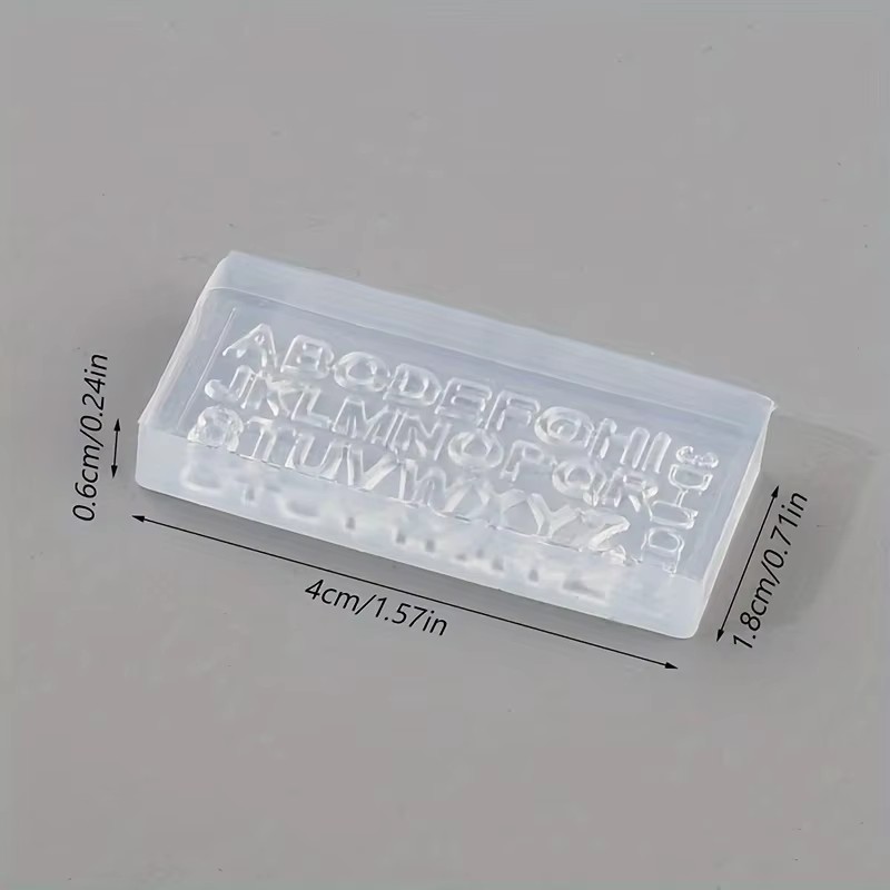 3D Letter Nail Art Siliconen M - Resin Art Zone recensie en prijs