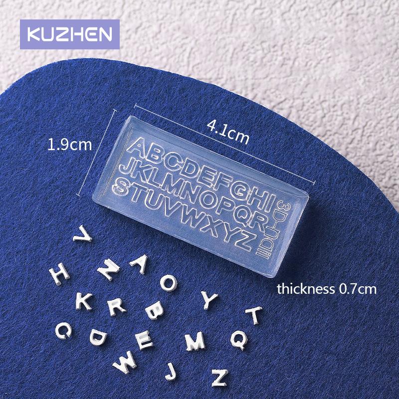 A-Z Letters Nail Art Siliconen - Resin Art Zone recensie en prijs