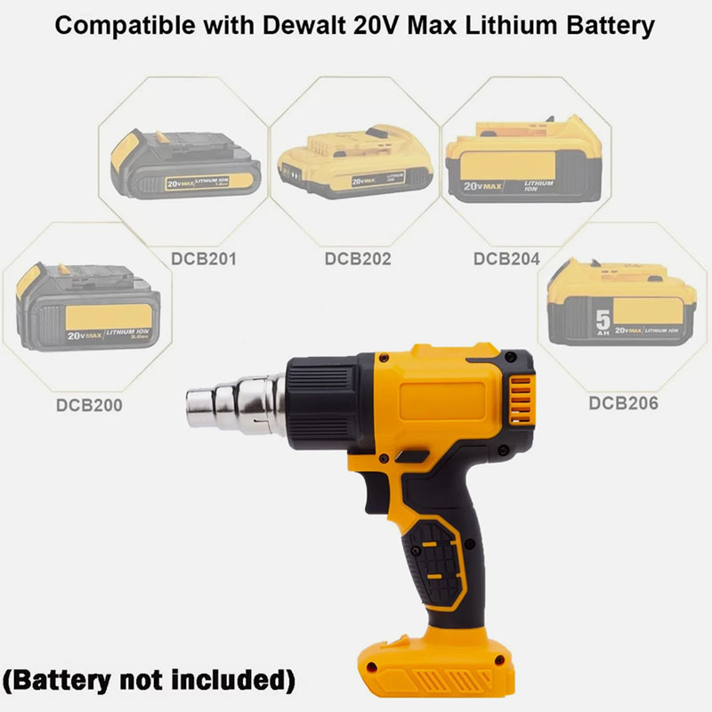 Draadloze heteluchtpistool voo - Resin Art Heat Gun recensie en prijs