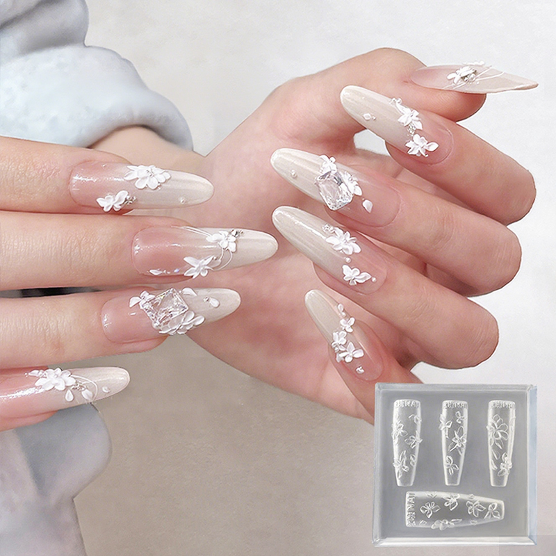 Z. 3D Bloemen Nagelvorm DIY Si - Resin Art Zone recensie en prijs
