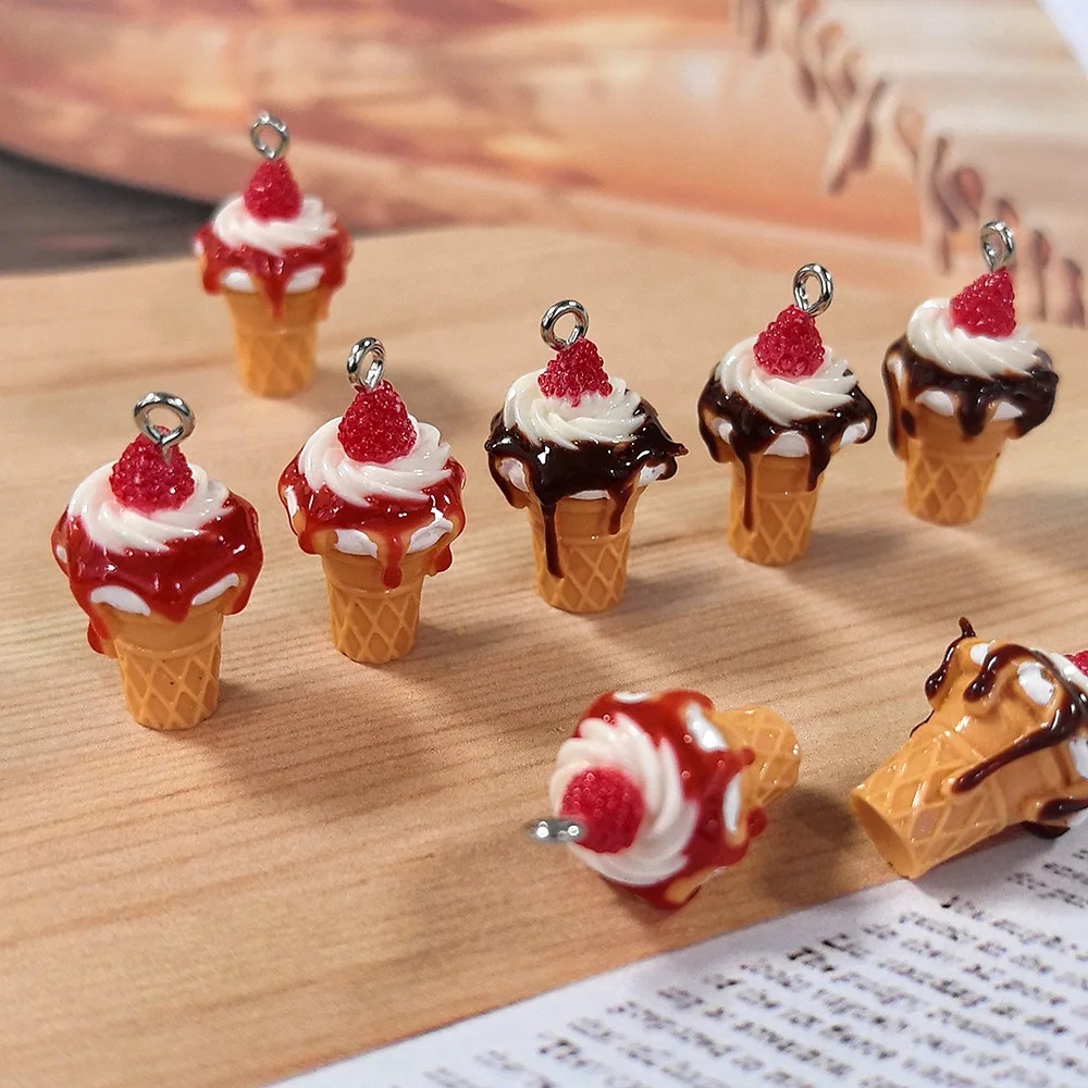 10 stuks 3D mini gesimuleerde  - Resin Art Earrings recensie en prijs