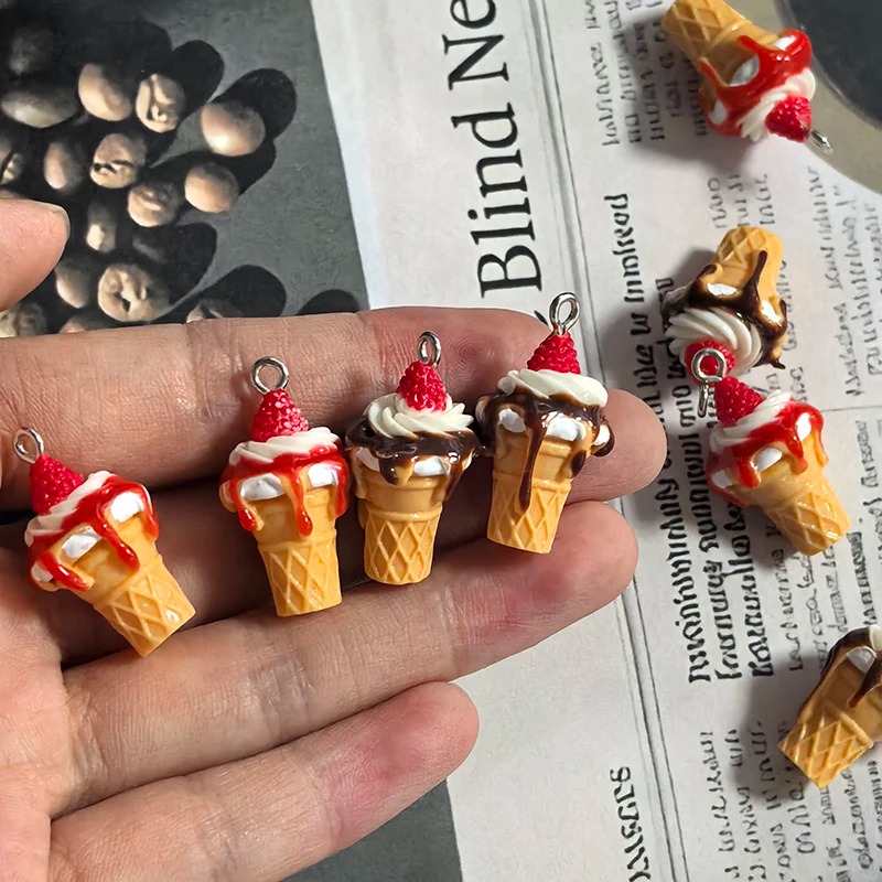 10 stuks 3D mini gesimuleerde  - Resin Art Earrings recensie en prijs