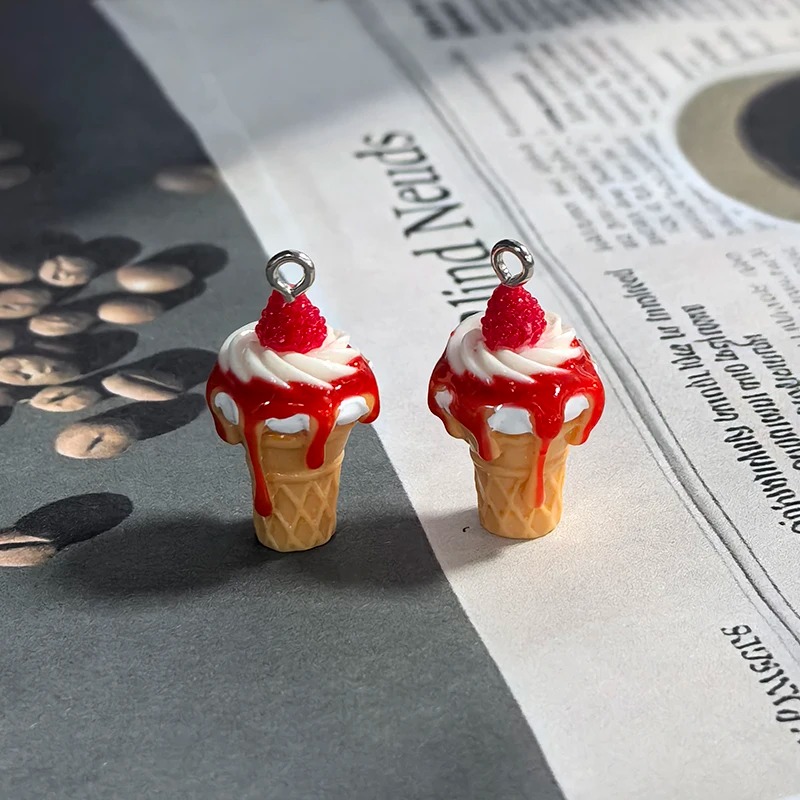 10 stuks 3D mini gesimuleerde  - Resin Art Earrings recensie en prijs