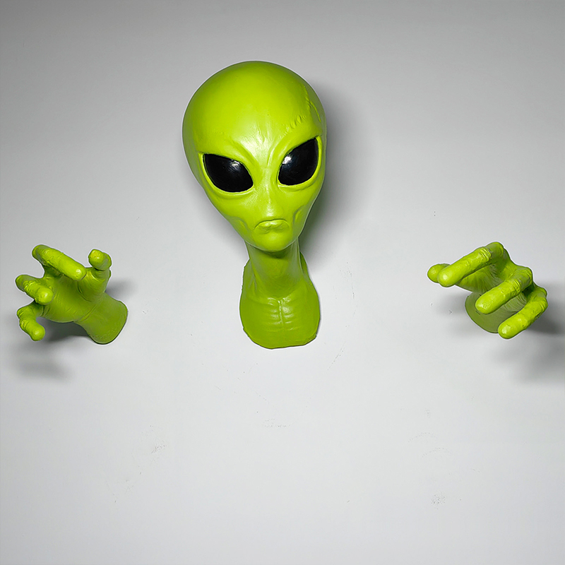 UFO Alien Wall Art hangend orn - Resin Art Zone recensie en prijs