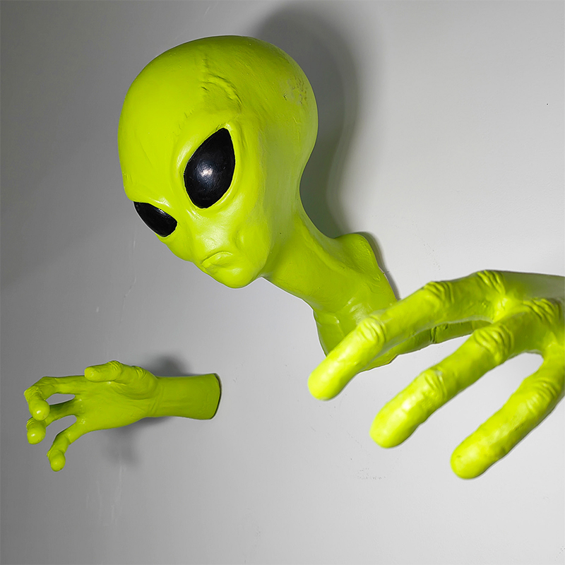 UFO Alien Wall Art hangend orn - Resin Art Zone recensie en prijs