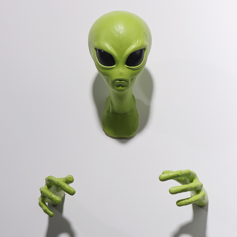UFO Alien Wall Art hangend orn - Resin Art Zone recensie en prijs