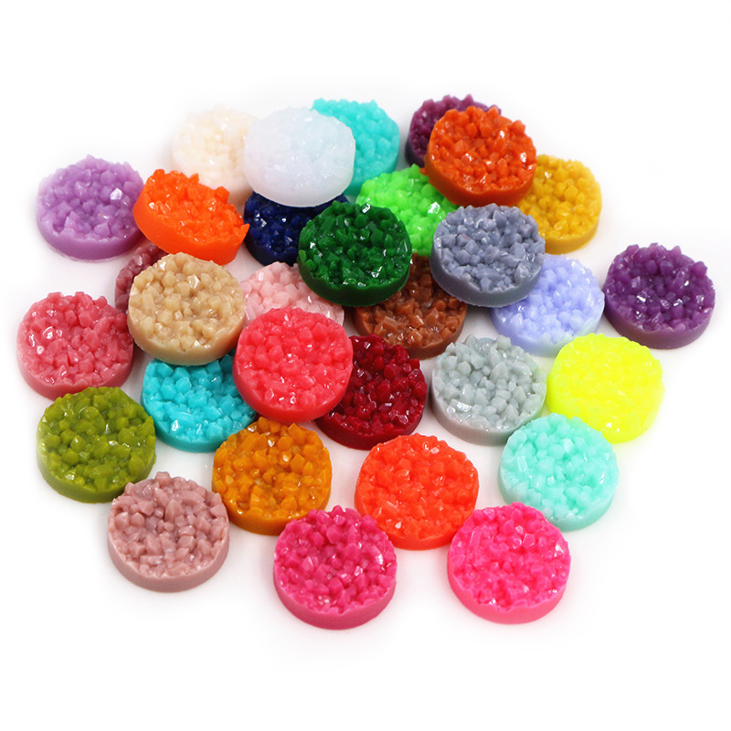 40pcs Hars Druzy Cabochons Dom - Resin Art Earrings recensie en prijs