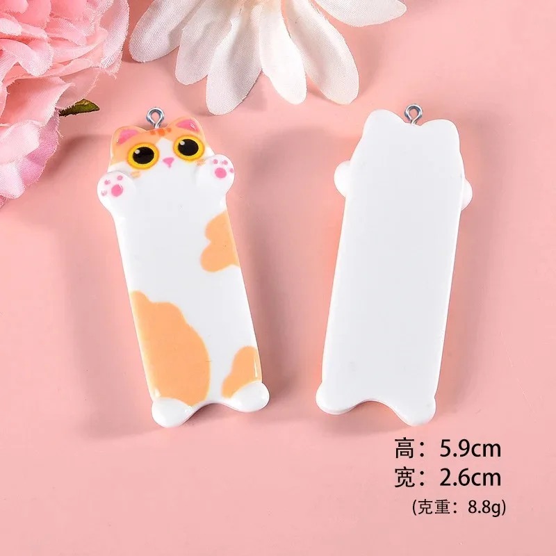 5 stks mooie cartoon kat hars  - Resin Art Earrings recensie en prijs
