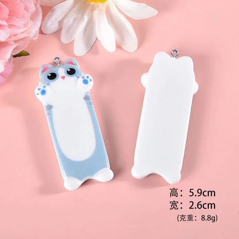 5 stks mooie cartoon kat hars  - Resin Art Earrings recensie en prijs
