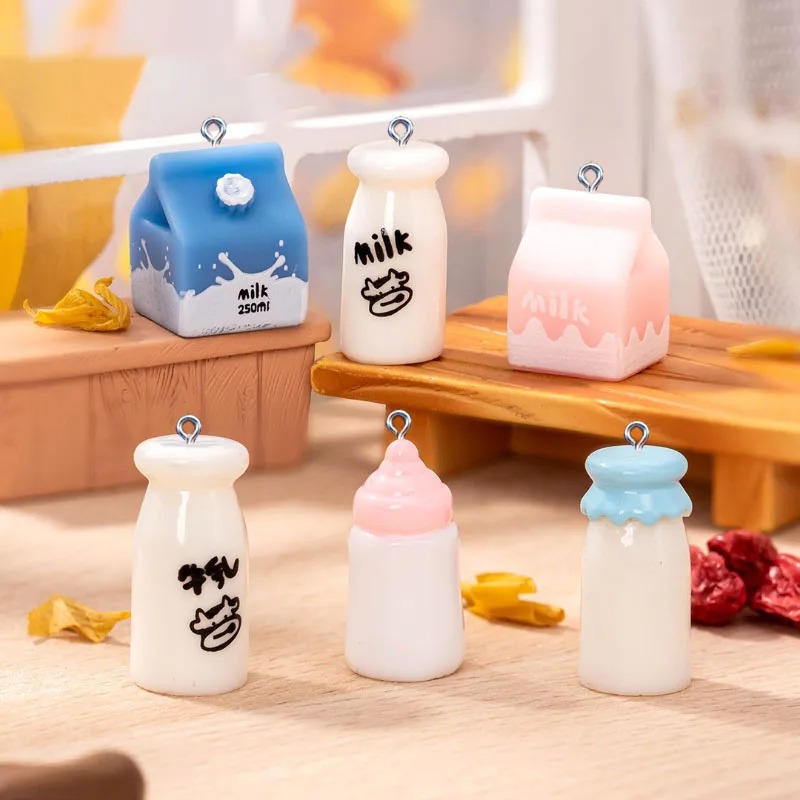 10 stuks mini melkflesjes hars - Resin Art Earrings recensie en prijs