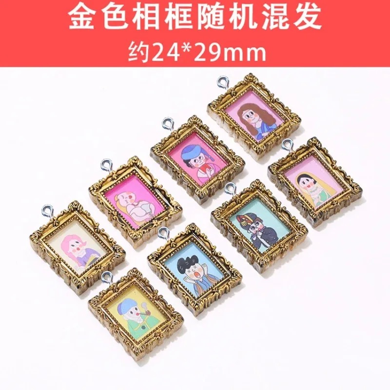 10 stuks Flatback Cabochon Vin - Resin Art Earrings recensie en prijs