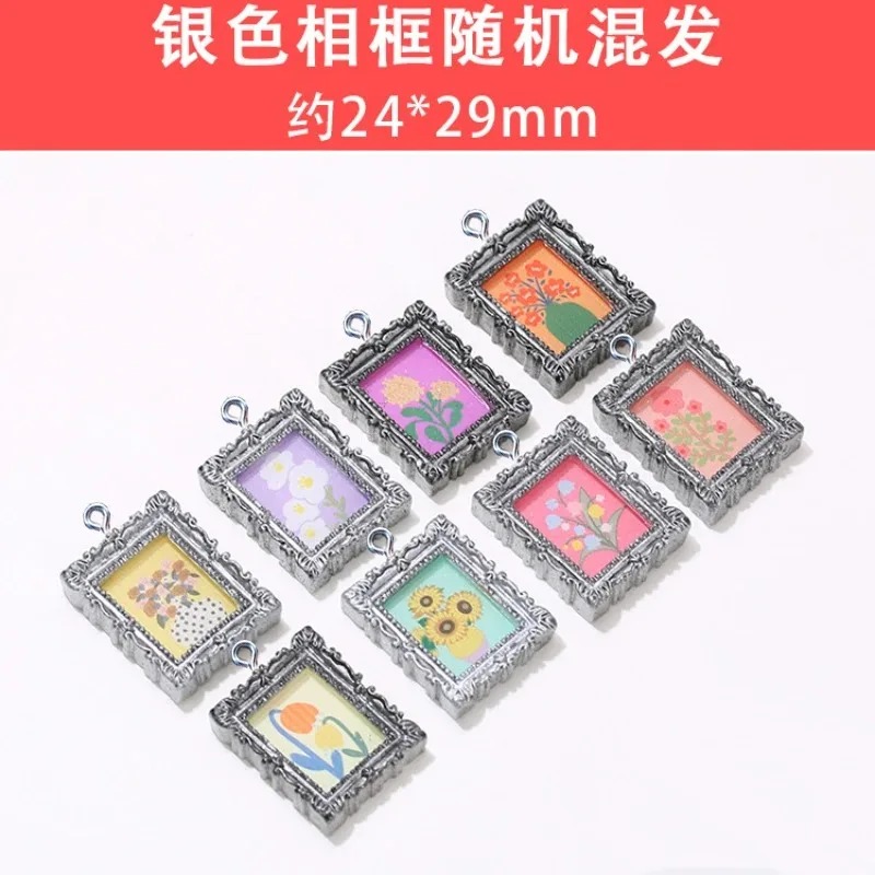 10 stuks Flatback Cabochon Vin - Resin Art Earrings recensie en prijs