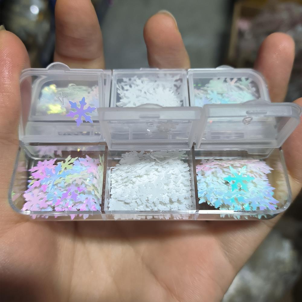 6/12 Grids 3D Aurora Kerst Sne - Xmas Resin Art recensie en prijs