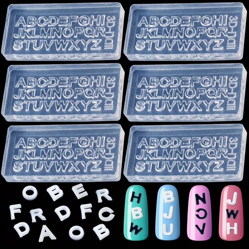 2/4 Sets Transparante Mini A-Z - Resin Art Zone recensie en prijs