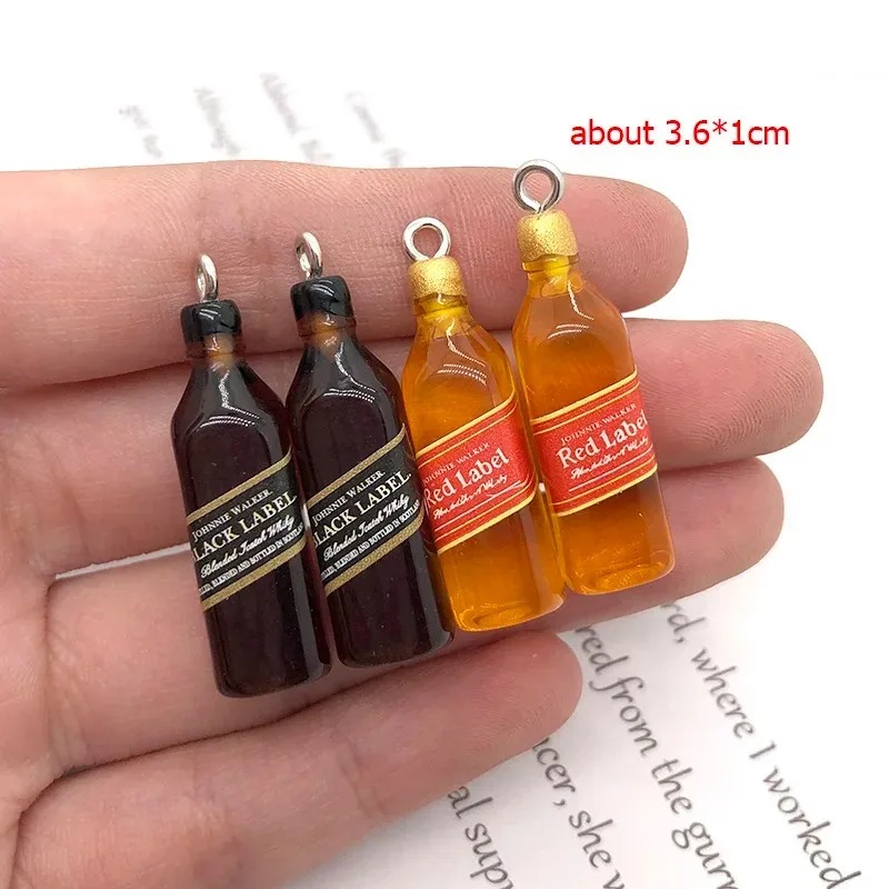10 stuks kleine wijnbarflesjes - Resin Art Earrings recensie en prijs
