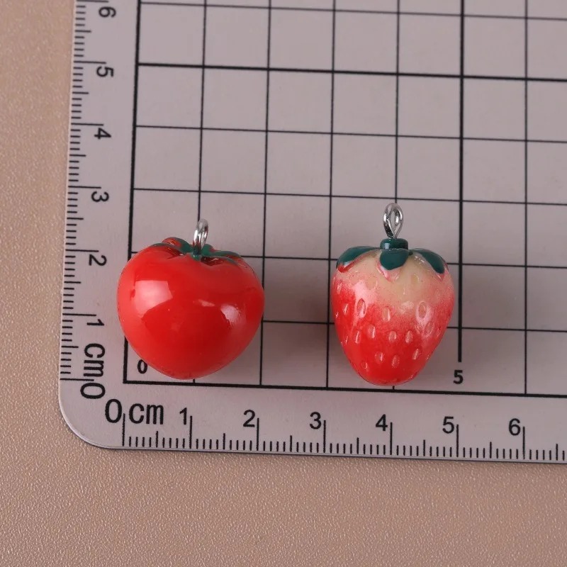 10 stuks realistische 3D aardb - Resin Art Earrings recensie en prijs