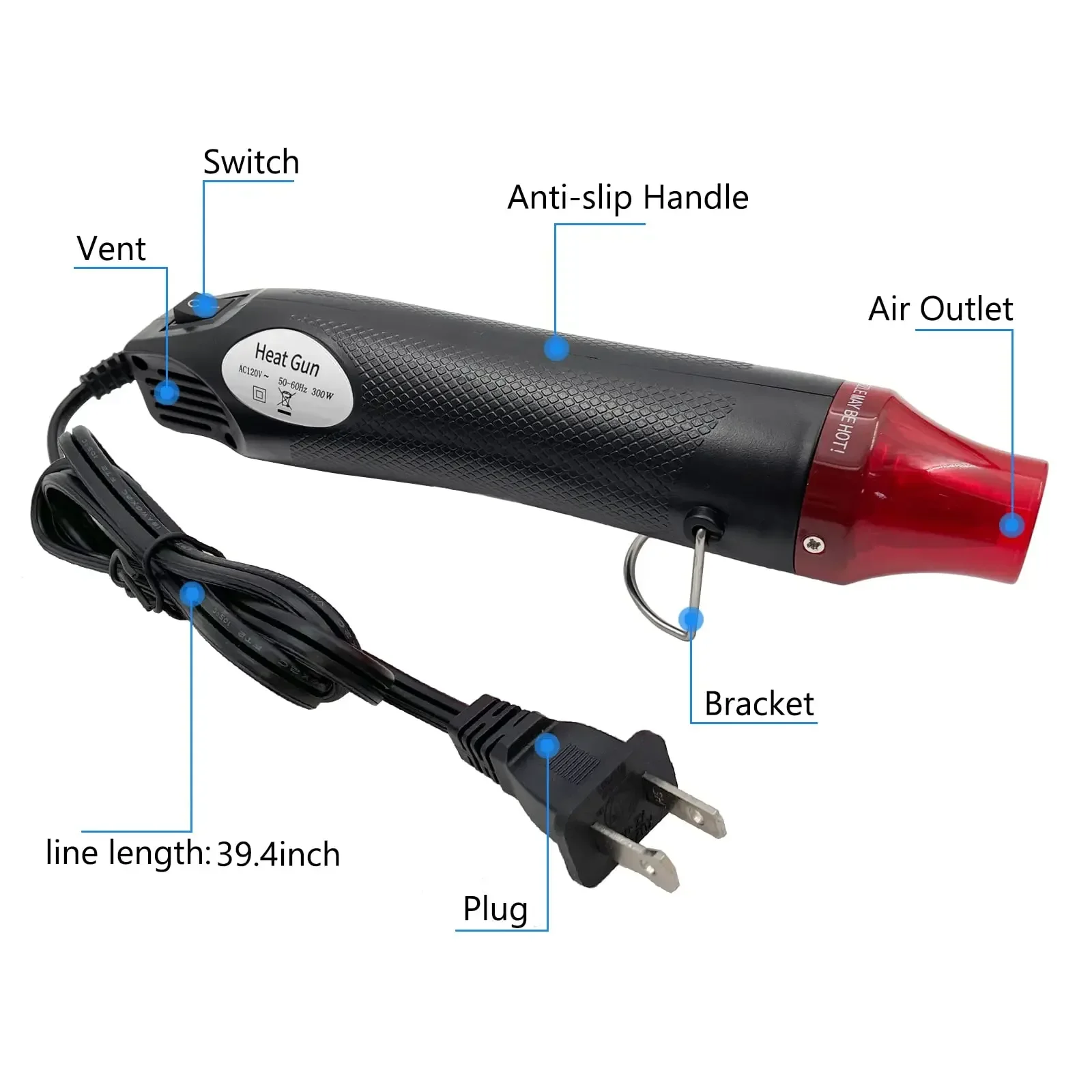 110V/220V Mini Heteluchtpistoo - Resin Art Heat Gun recensie en prijs