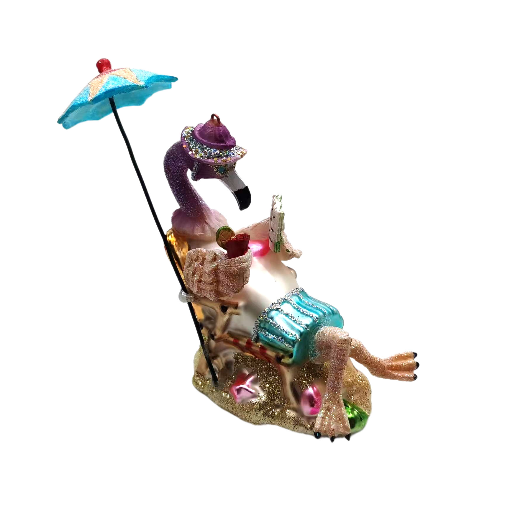 Glas En Hars Kunst Flamingo Or - Xmas Resin Art recensie en prijs