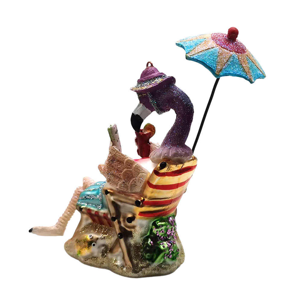 Glas En Hars Kunst Flamingo Or - Xmas Resin Art recensie en prijs