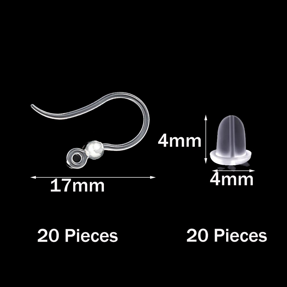 40 stuks doorzichtige plastic  - Resin Art Earrings recensie en prijs