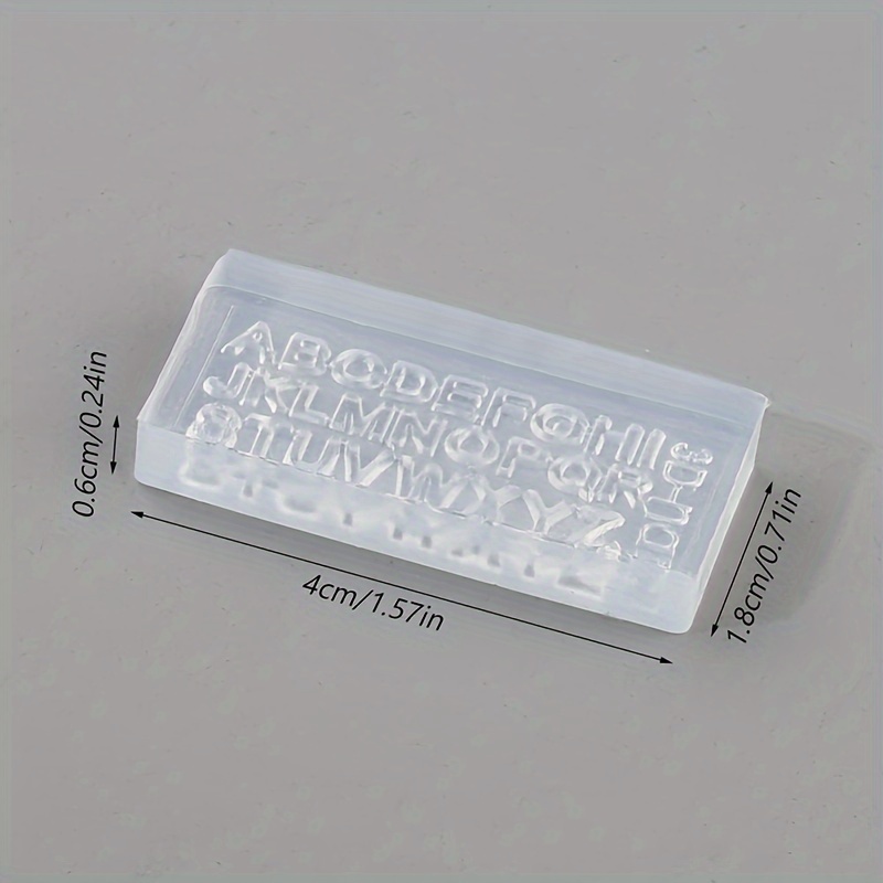 3D Letter Nail Art siliconen m - Resin Art Zone recensie en prijs