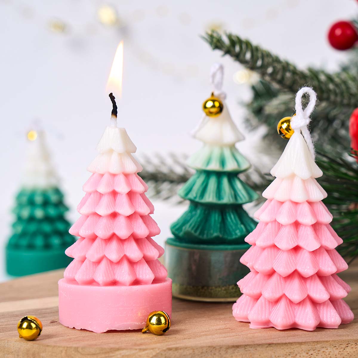 3D Kerstboom Siliconen Kaars S - Xmas Resin Art recensie en prijs